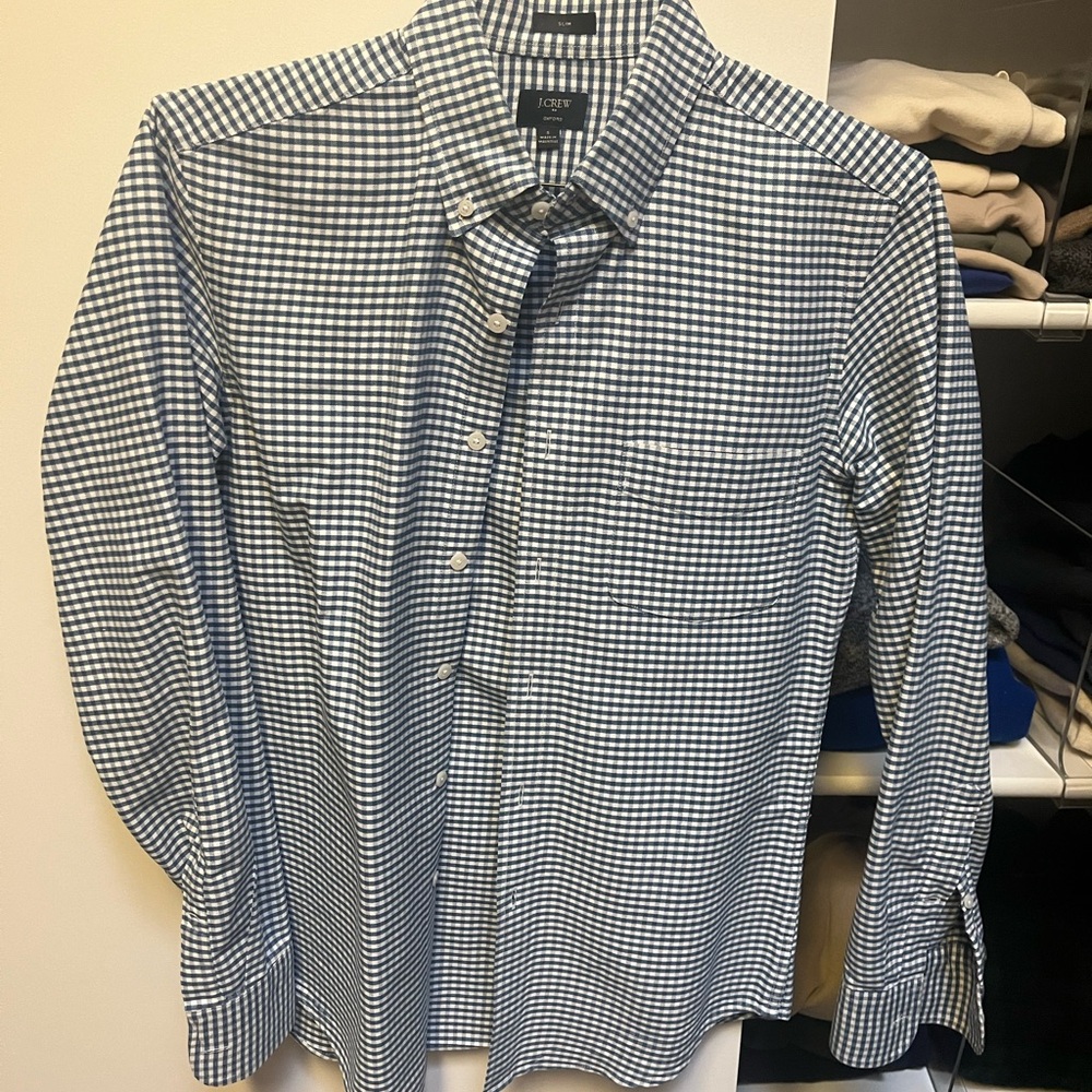 Polo by Ralph Lauren Men's Blue Checkered Shirt